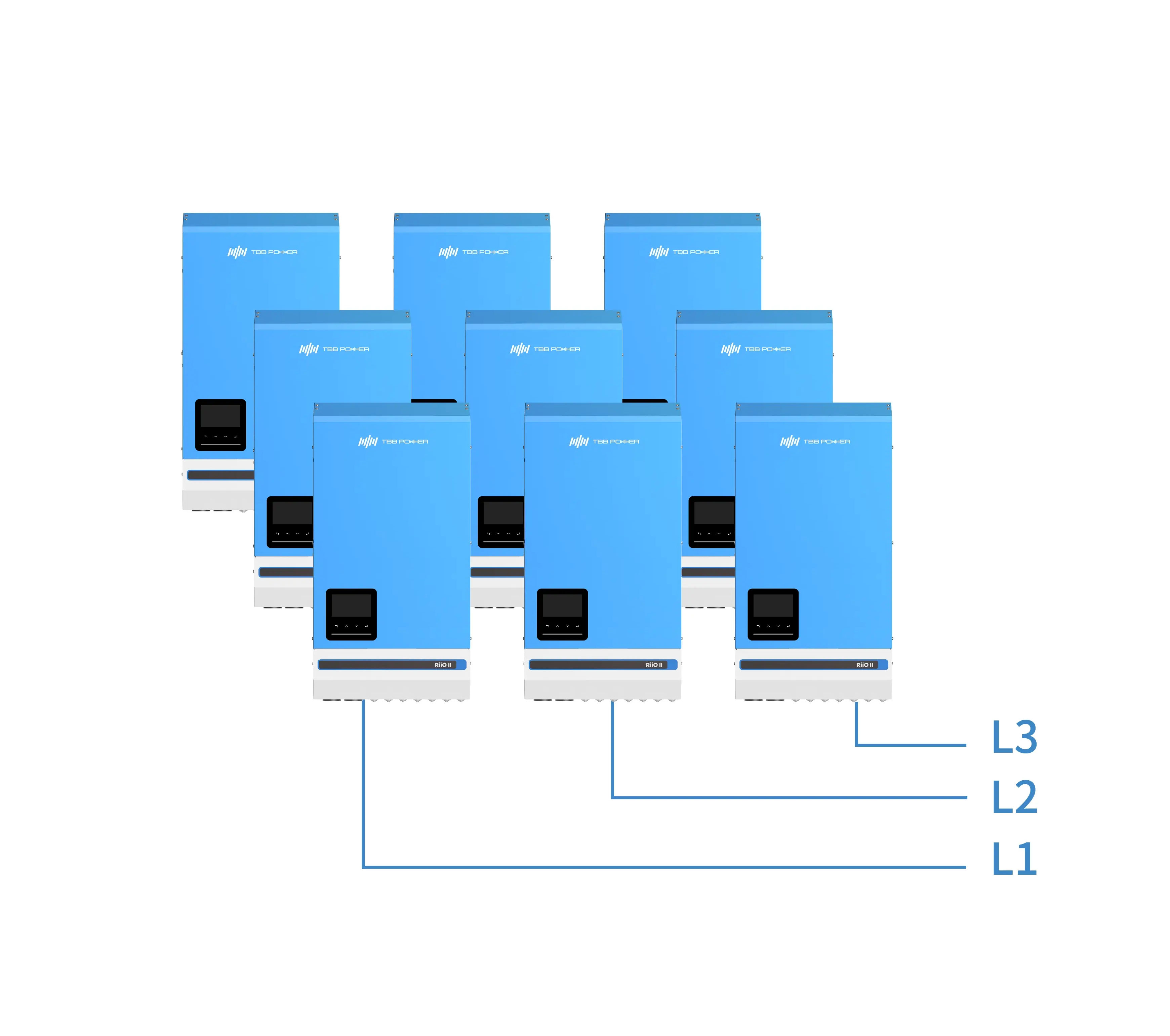 Parallel & Three-phase Operation up to 9 units